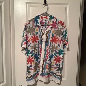 Mens Reiss Linen Shirt